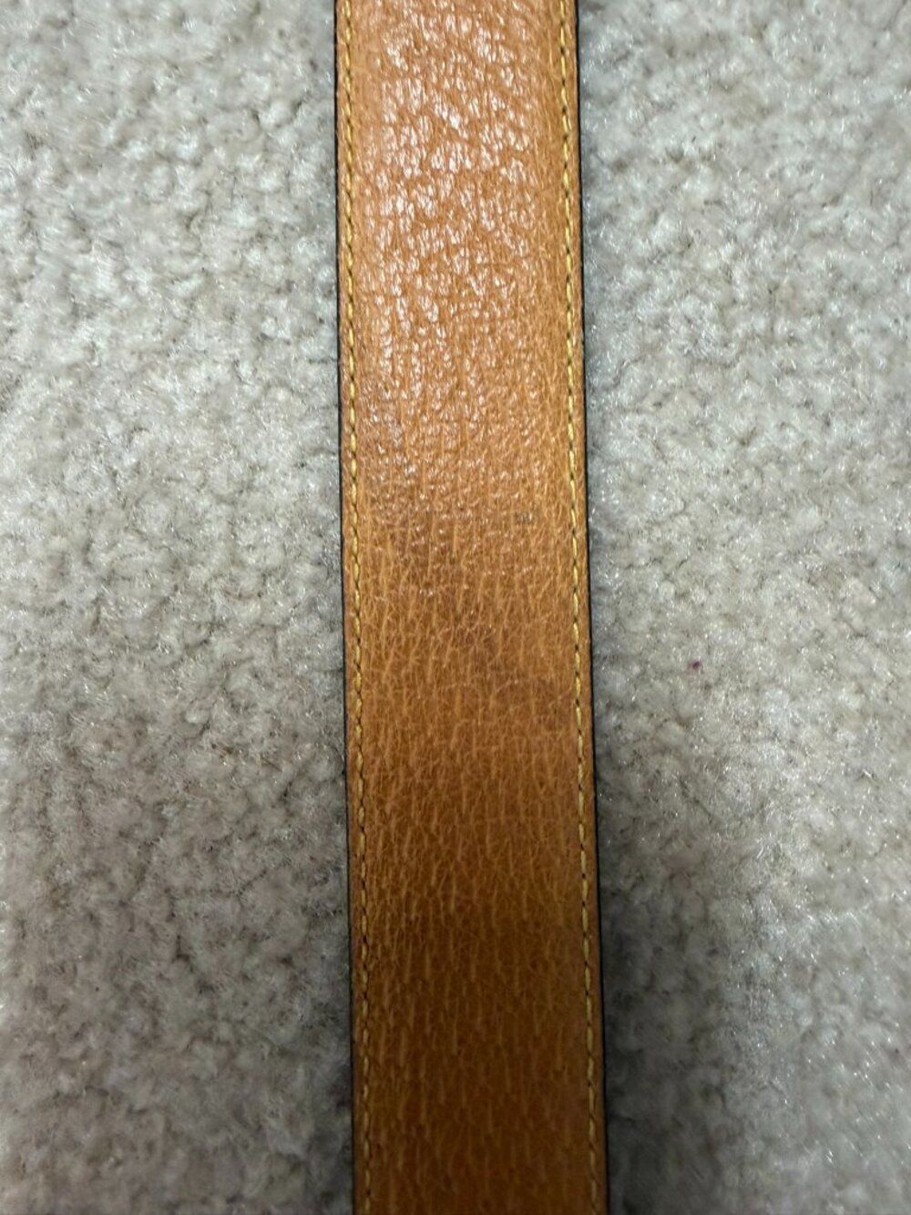 VGUC Gucci Reversible Black Brown Leather Interlocking GG Belt 80/32 - Picture 6 of 10